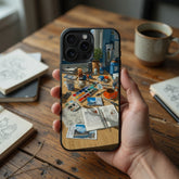 Art Studio Desk Phone Case – Protective Artist Case Compatible with iPhone, Samsung & Google Pixel