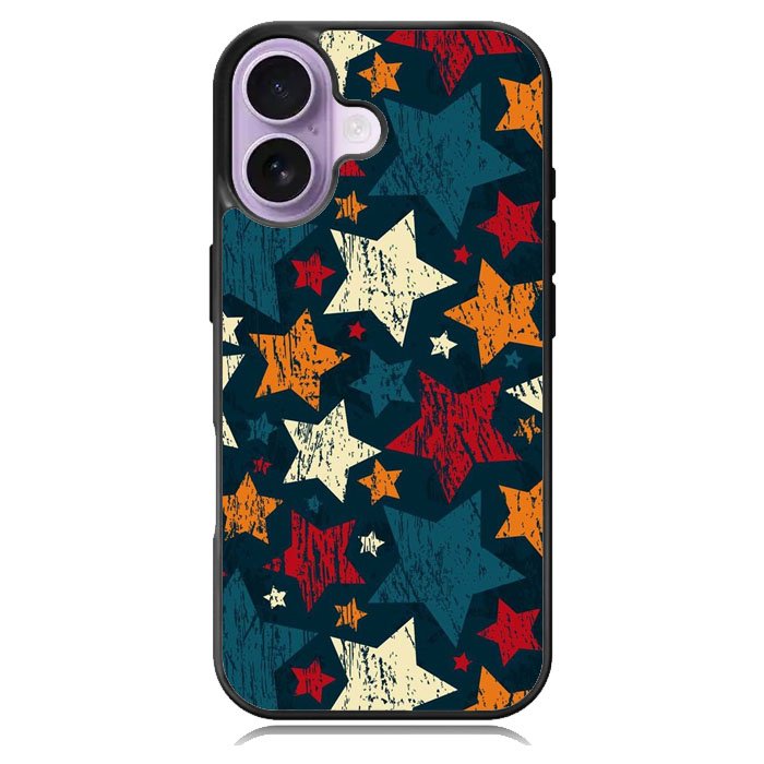 Star Pattren Case iPhone 16 Case DC1733