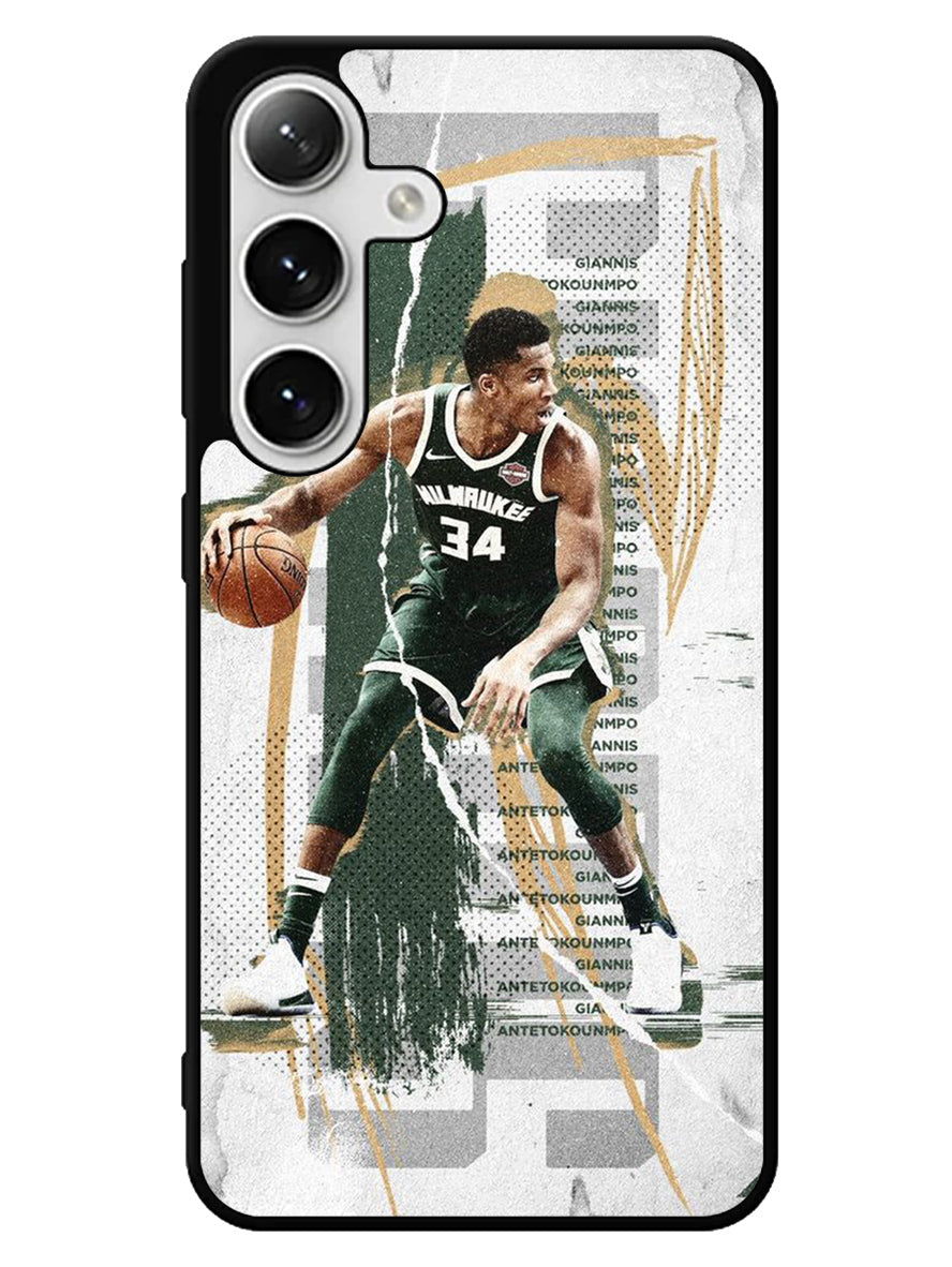 Giannis Antetokounmpo Samsung Galaxy S25 5G Case