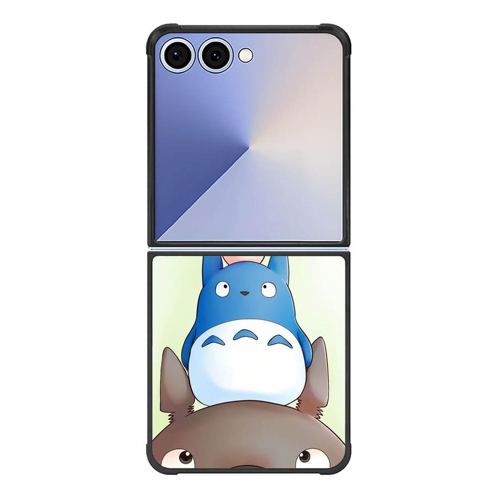 Totoro and Friend Samsung Galaxy Z Flip 7 5G Case