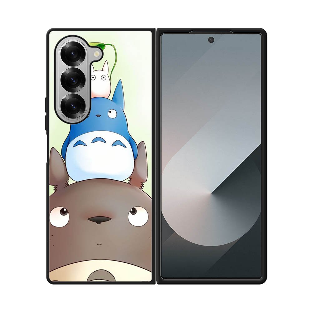 Totoro and Friend Samsung Galaxy Z Fold 7 5G Case