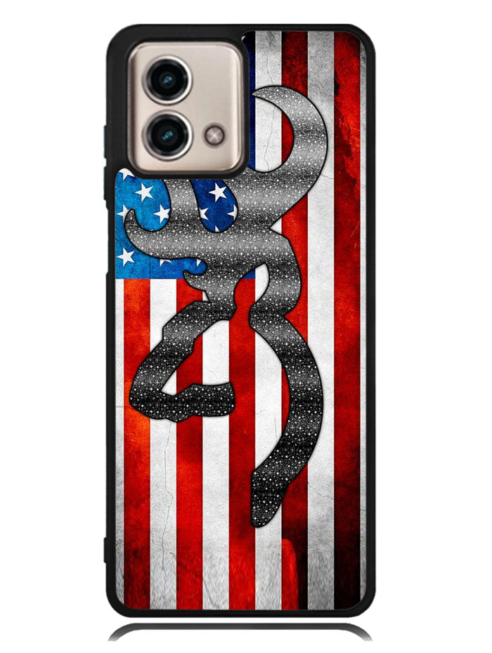 Camo American Flag 2nd Motorola Moto G Stylus 5G 2023 Case