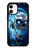 Skull Blue iPhone 12 Case