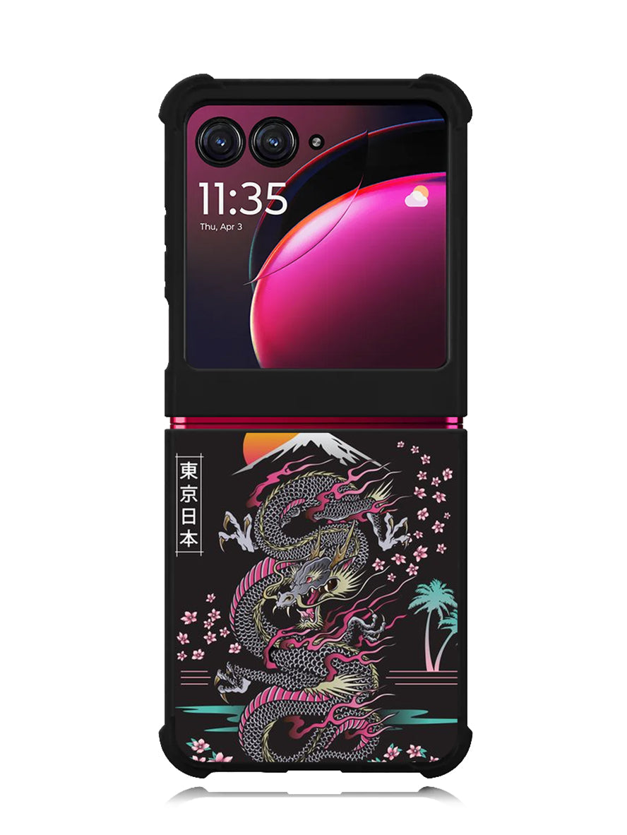 Tokyo Japan Motorola Moto Razr Plus 2023 , Moto Razr+ 2023 Case