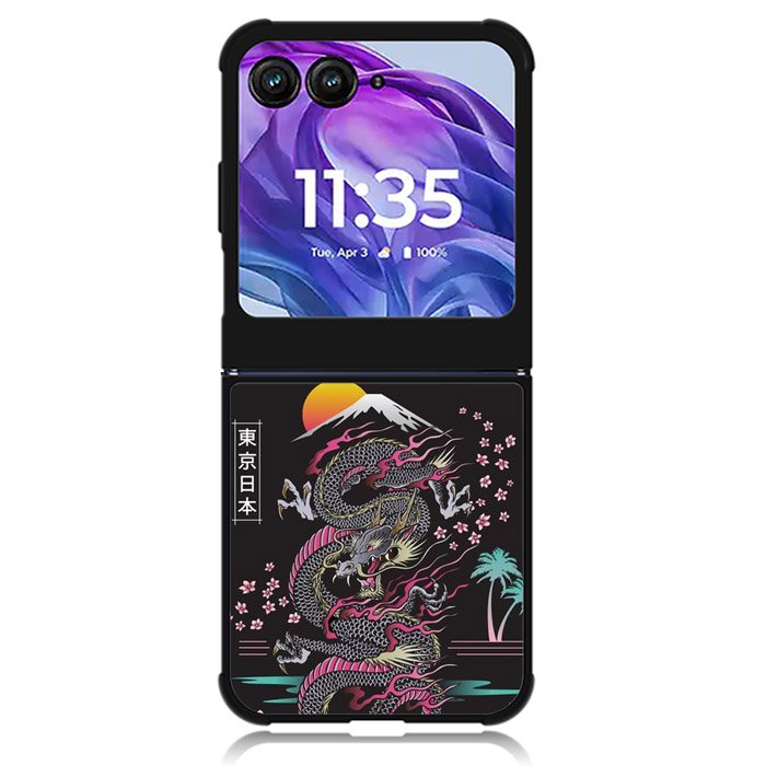 Tokyo Japan Motorola Moto Razr Plus 2024 , Moto Razr+ 2024 Case