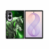 Wolf Green Samsung Galaxy Z Fold 8 Case