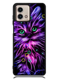Cat Glow Purple 1st Motorola Moto G Stylus 5G 2023 Case