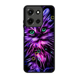 Cat Glow Purple 1st Motorola Moto G 5G 2025 Case DC2887