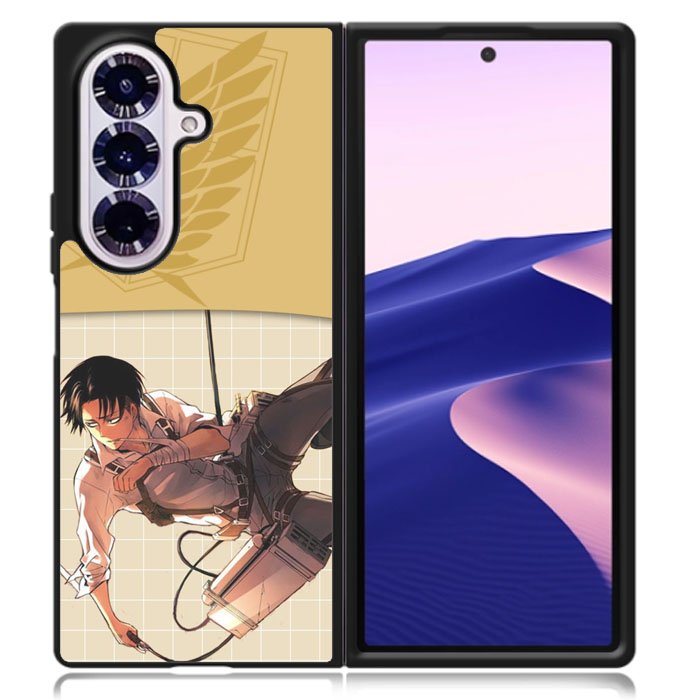 Aot Levi Ackerman Samsung Galaxy Z Fold 7 Case DC0084