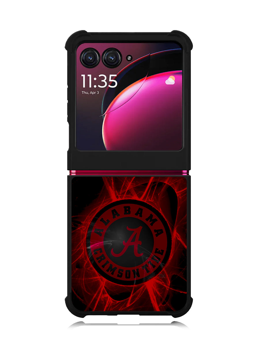 Alabama Logo Black Motorola Moto Razr Plus 2023 , Moto Razr+ 2023 Case