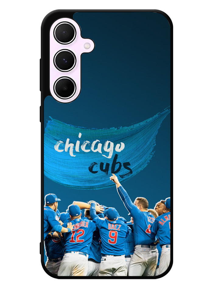 Chicago Cubs Blue Samsung Galaxy A35 5G Case