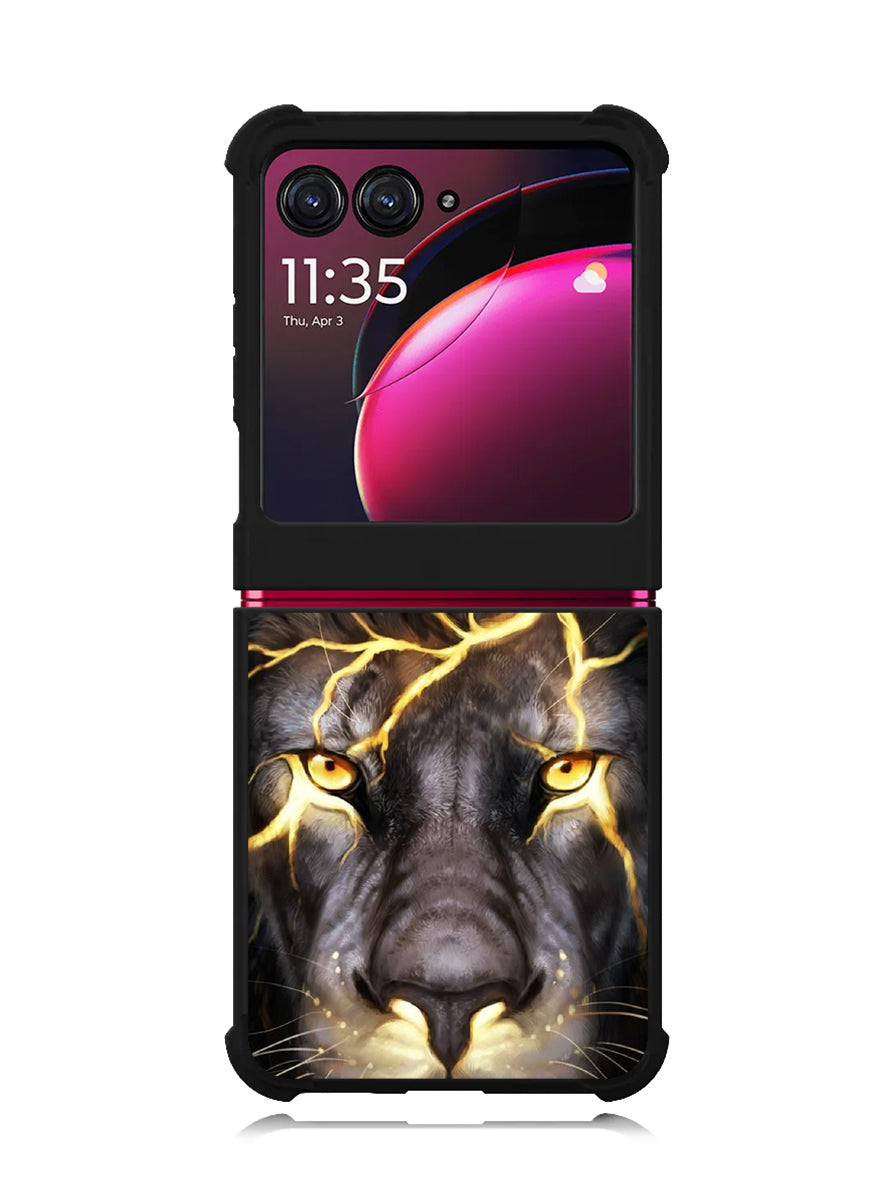 Gold Lion Motorola Moto Razr Plus 2023 , Moto Razr+ 2023 Case