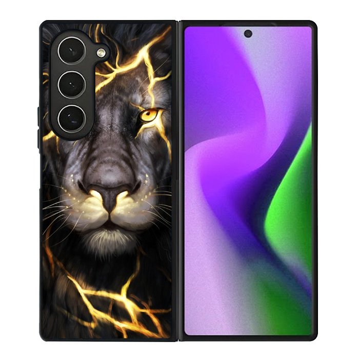 Gold Lion Samsung Galaxy Z Fold 6 Case