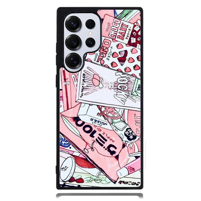 Japanese Pink Samsung Galaxy S24 Ultra Case DC0899