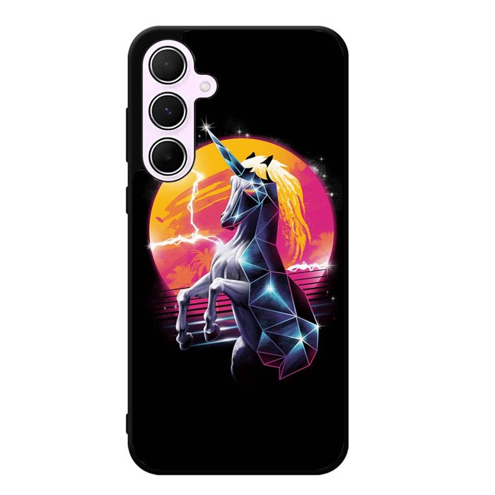 Unicorn Black Colors Samsung Galaxy A25 5G Case DC1922