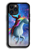 Deadpool on a Unicorn iPhone 13 Pro Max Case BLN9335