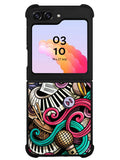 Doodles Music Samsung Galaxy Z Flip 5 5G 2023 Case