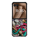 Doodles Music Motorola Moto RAZR Plus 2025 Case