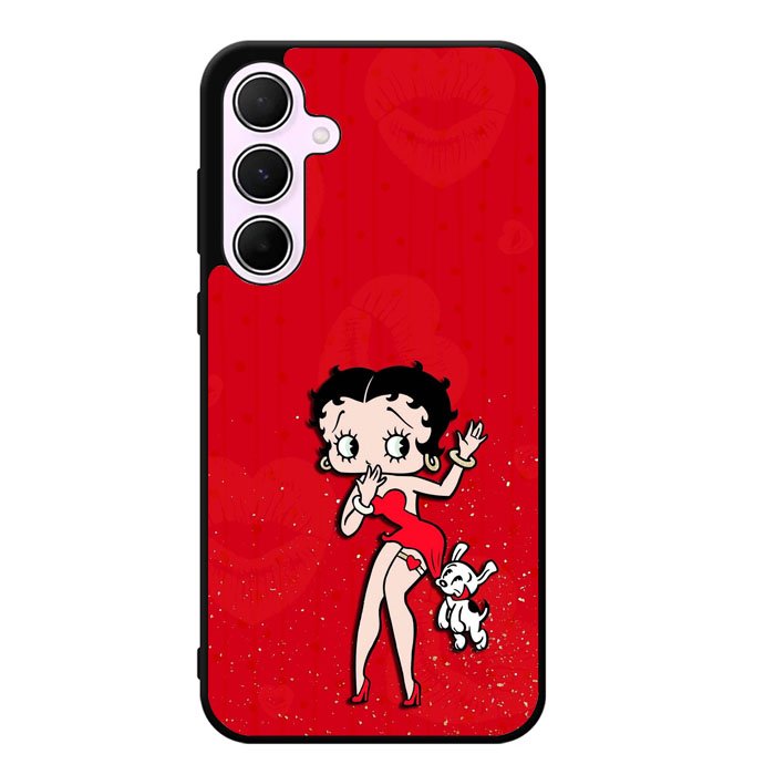 Black Betty Boop Samsung Galaxy A55 5G Case DC0189