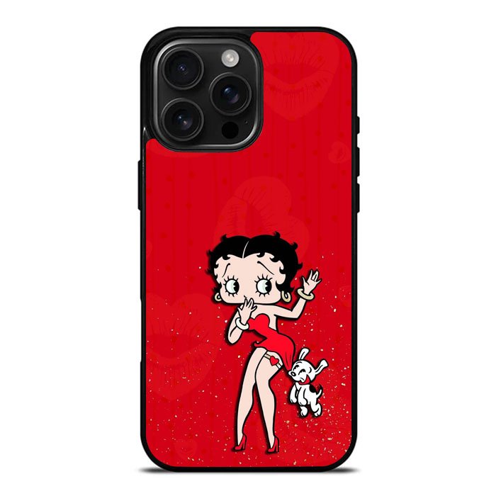Black Betty Boop iPhone 16 Pro Case DC0189