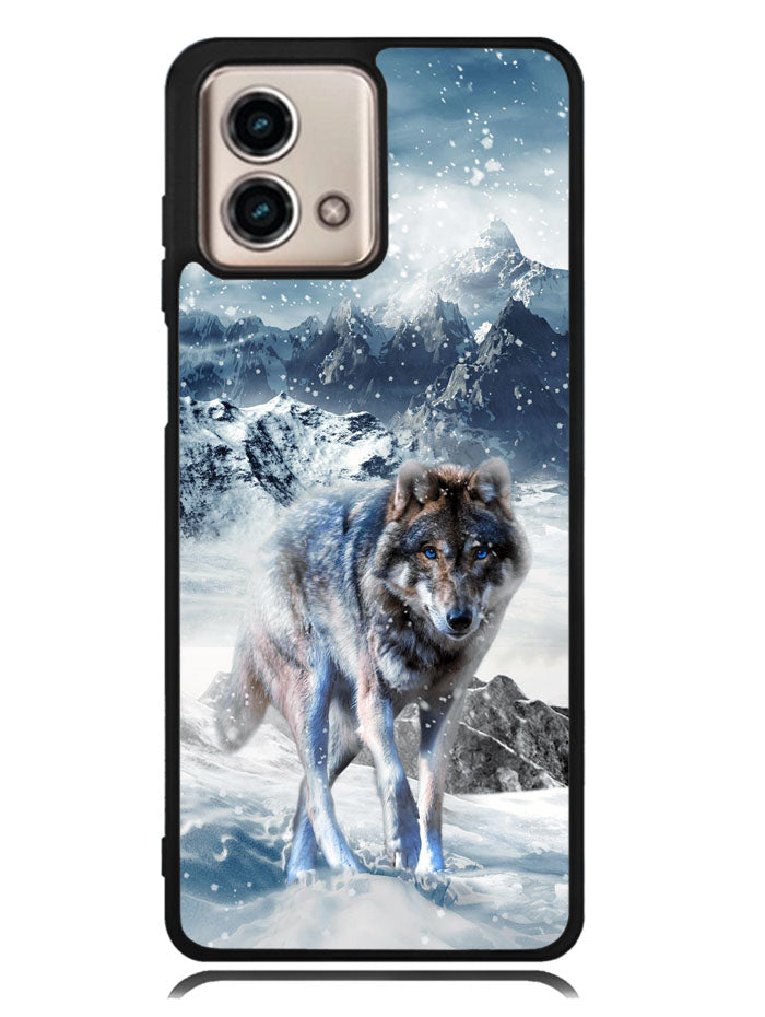 White Wolf Motorola Moto G Stylus 5G 2023 Case