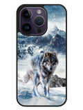 White Wolf iPhone 14 Pro Case