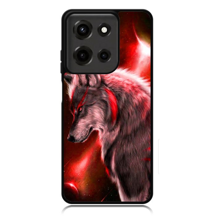 Cool Wolf Red Motorola Moto G Power 5G 2025 DC0383