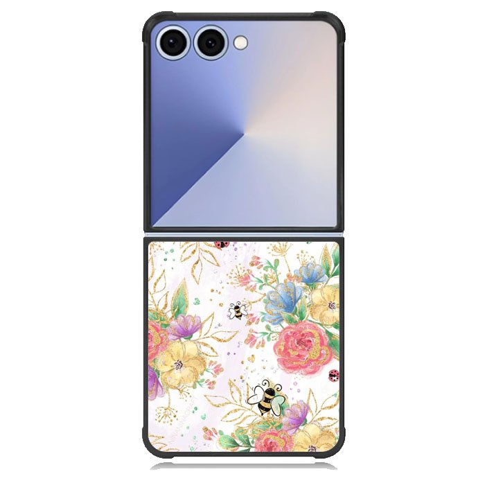 Bee Spring Flowers Samsung Galaxy Z Flip 7 Case DC0161