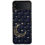 Golden Stars and Moon Samsung Galaxy Z Flip 4 5G 2022 Case