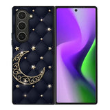 Golden Stars and Moon Samsung Galaxy Z Fold 6 Case