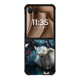 Butterfly Elephant Light F Motorola Moto RAZR Plus 2025 Case