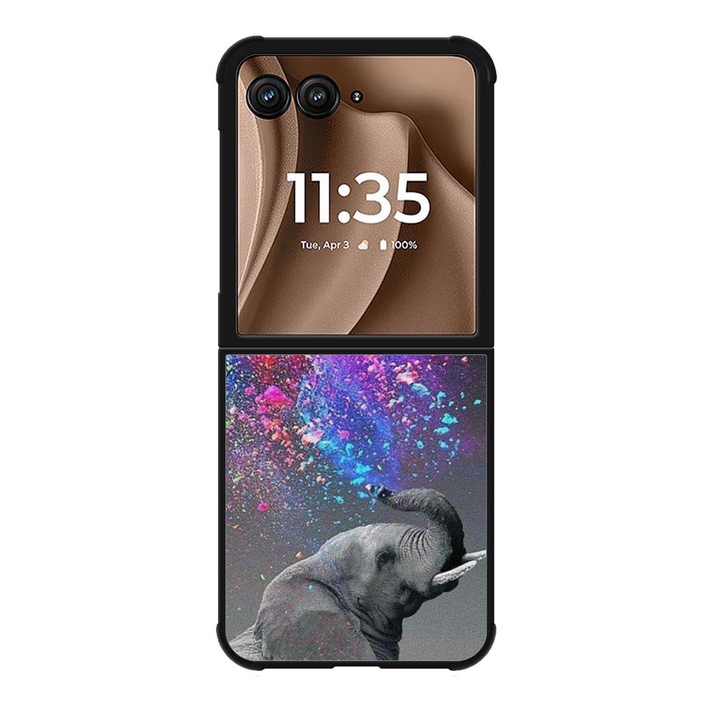 Elephant Wallpaper Motorola Moto RAZR Plus 2025 Case
