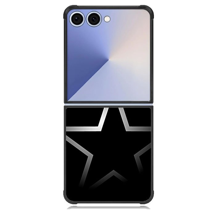 Dallas Cowboy Black Case Samsung Galaxy Z Flip 7 Case DC0424