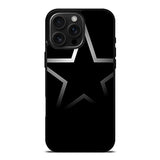 Dallas Cowboy Black Case iPhone 16 Pro Max Case DC0424