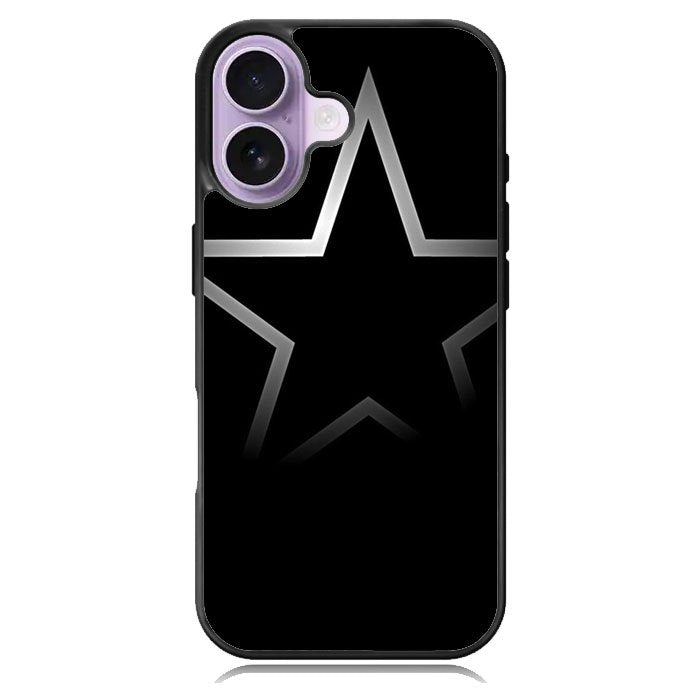 Dallas Cowboy Black Case iPhone 16 Plus Case DC0424