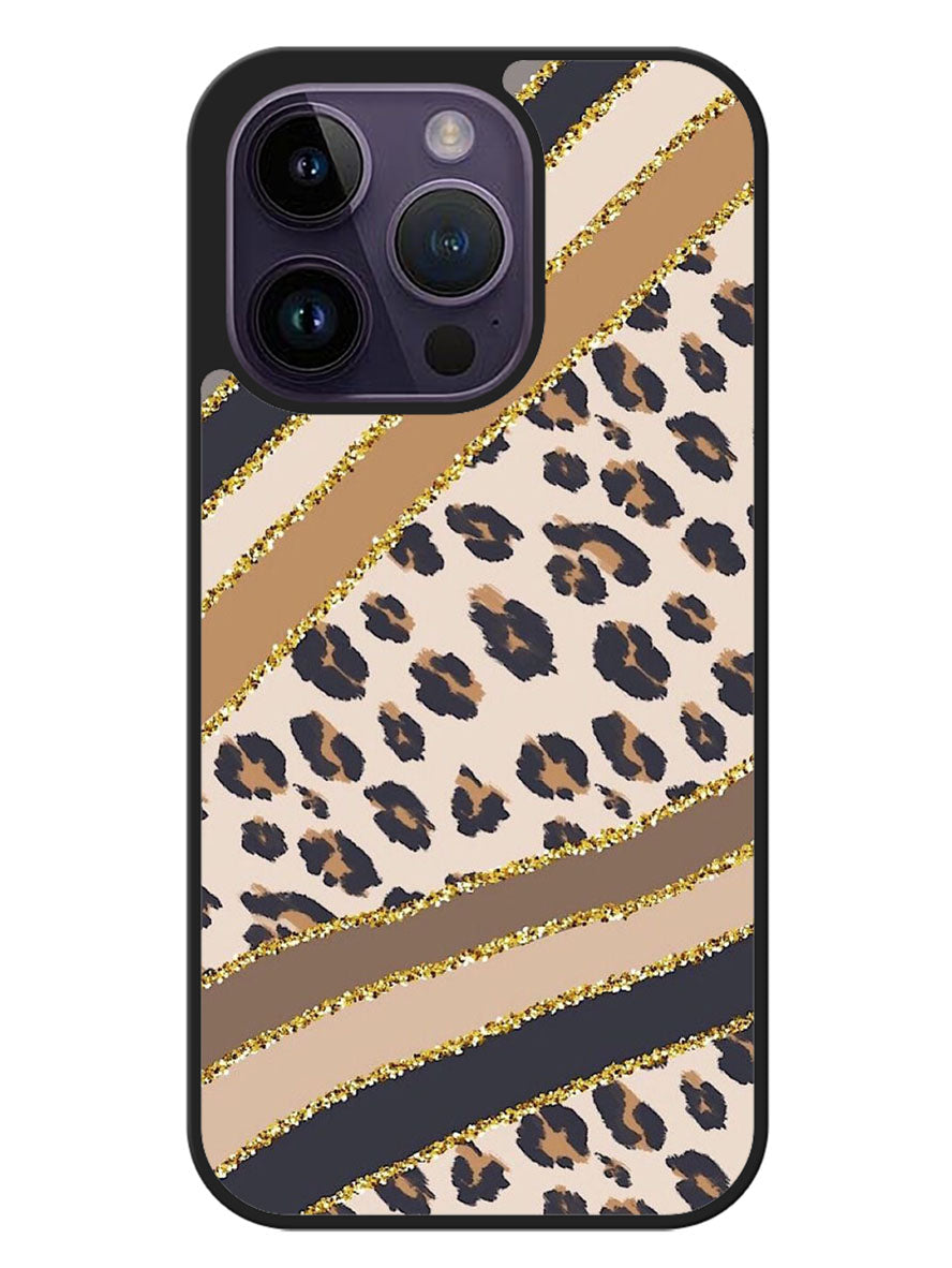 Leopard Gold iPhone 14 Pro Case BLN10615