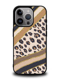 Leopard Gold iPhone 15 Pro Case
