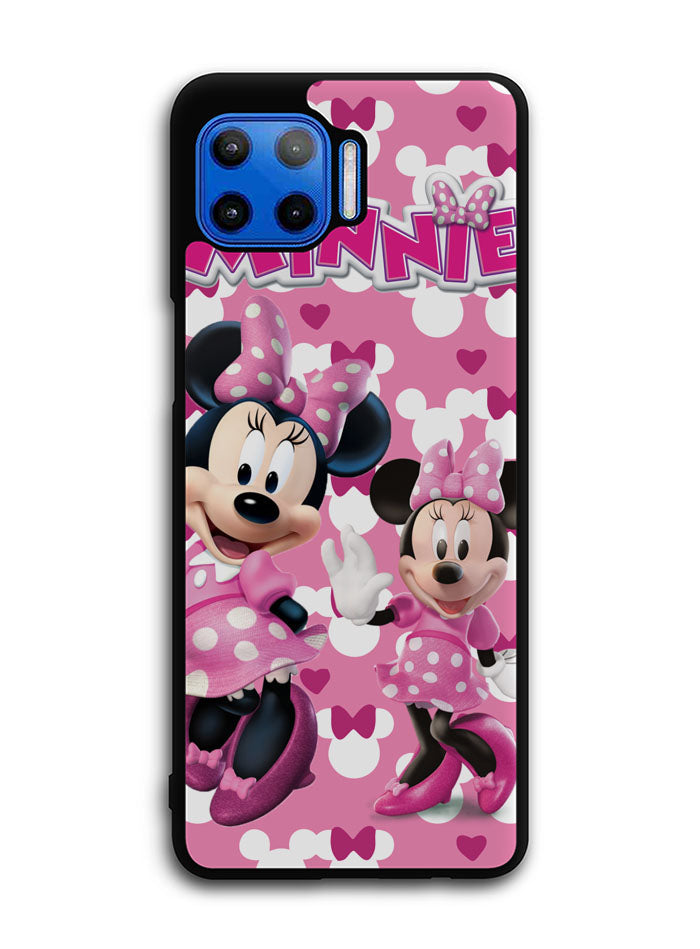 Minnie Mouse Pink 1st Motorola Moto One 5G Case , Moto One 5G UW Case , Moto G 5G Plus Case