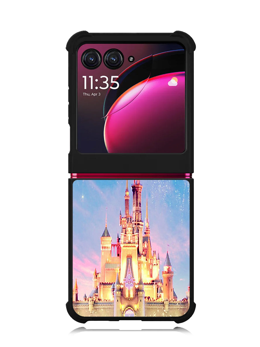 Disney Castles 2nd Motorola Moto Razr Plus 2023 , Moto Razr+ 2023 Case