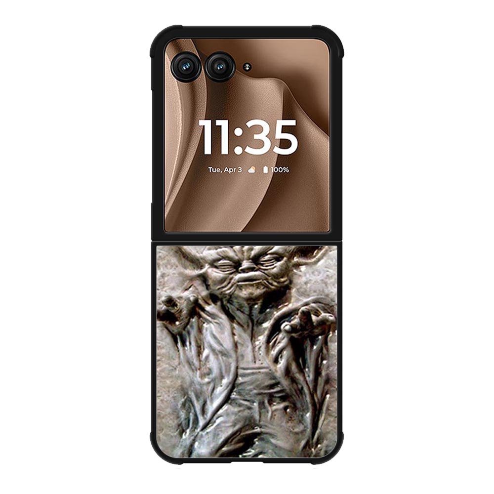 Star Wars Master Yoda in Carbonite Motorola Moto RAZR Plus 2025 Case