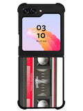 Retro Cassette Tape 1st Samsung Galaxy Z Flip 5 5G 2023 Case