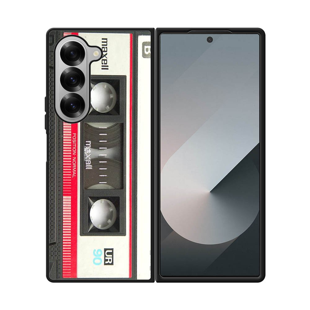 Retro Cassette Tape 1st Samsung Galaxy Z Fold 7 5G Case