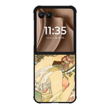 Alphonse Mucha Primrose Art Nouveau Motorola Moto RAZR Plus 2025 Case