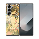 Alphonse Mucha Primrose Art Nouveau Samsung Galaxy Z Fold 7 5G Case