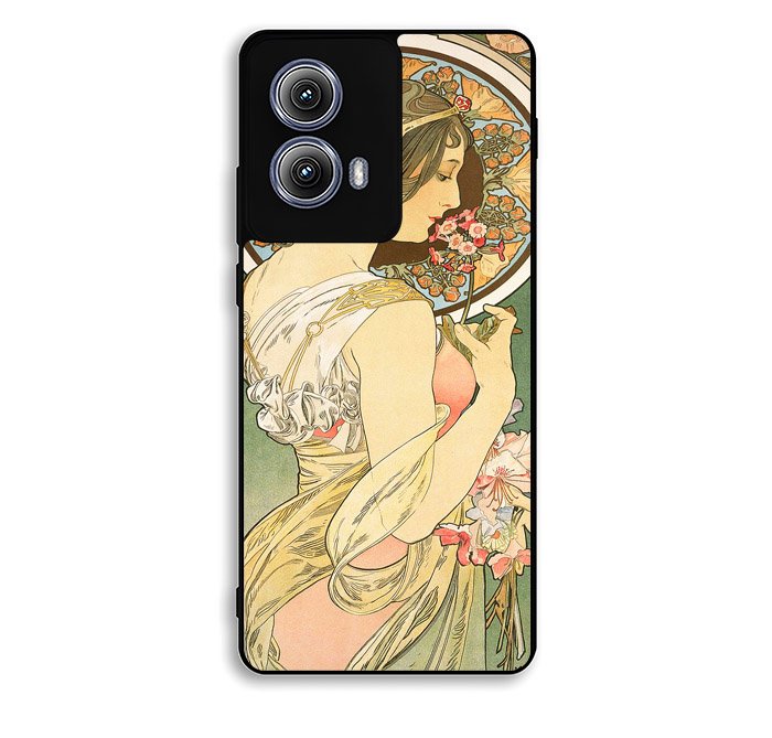 Alphonse Mucha Primrose Art Nouveau Motorola Moto Edge 2024 Case DC3382