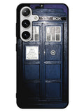 Dark Blue Tardis Doctor Who Toy Samsung Galaxy S25 5G Case