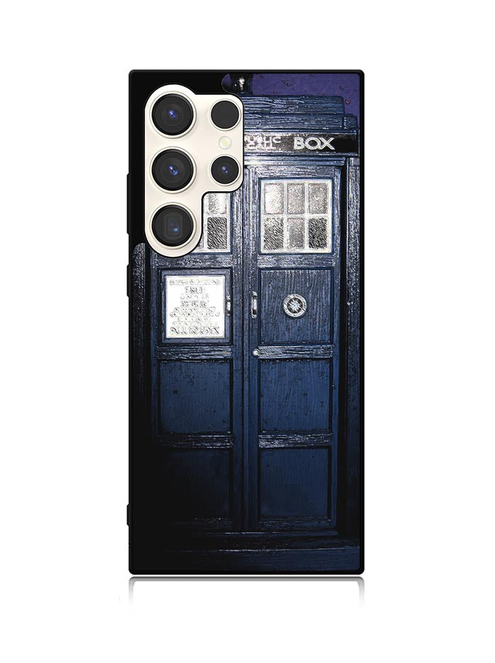 Dark Blue Tardis Doctor Who Toy Samsung Galaxy S25 Ultra 5G Case