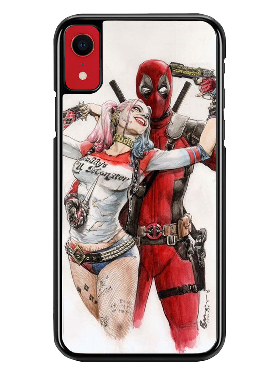 Harley Quinn Deadpool 1st iPhone XR Case