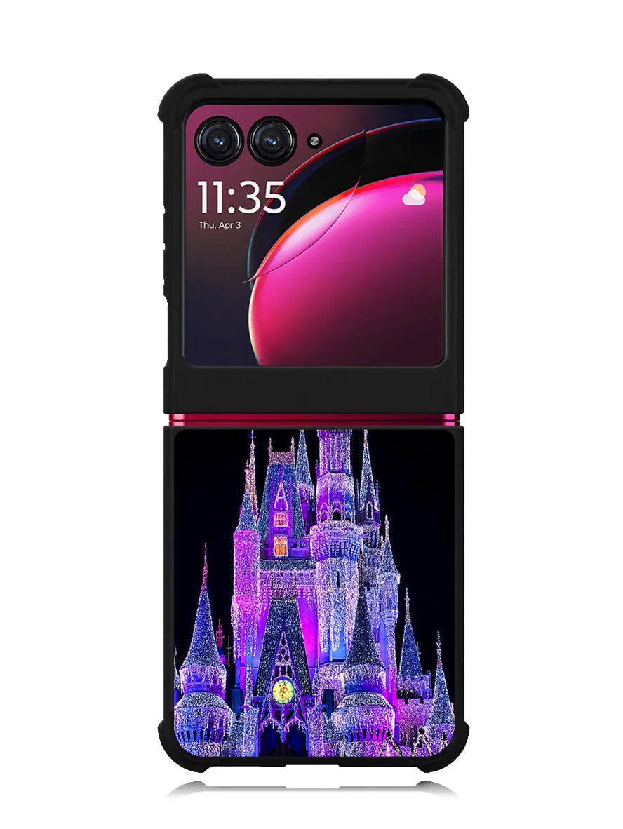 Disney Castle Night Lights 1st Motorola Moto Razr Plus 2023 , Moto Razr+ 2023 Case