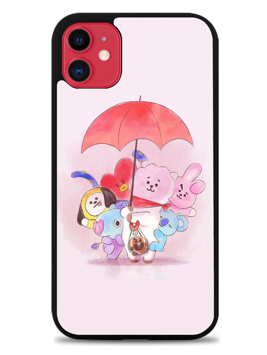 BT21 RJ Shooky Mang Koya iPhone 11 Case
